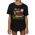 Miniatyrbillede 3 af 5: Elf Girls Christmas Cheer Cotton T-Shirt