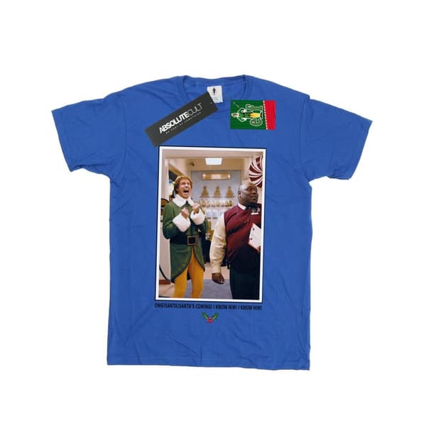 Elf OMG Santa Photo bomulls-T-shirt för flickor