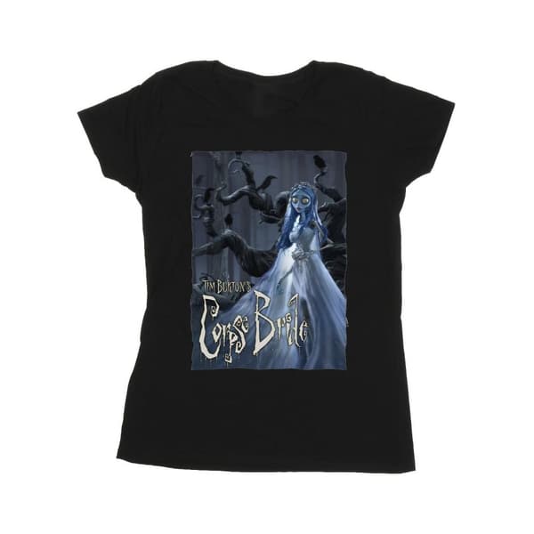 Corpse Bride Womens/Ladies Wedding Gown Poster Cotton T-Shirt