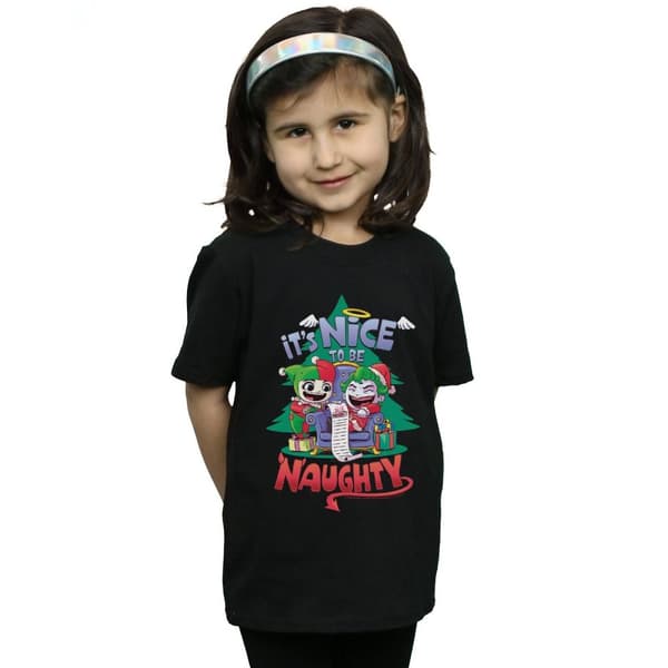 DC Comics Girls Super Friends It´s Nice To Be Naughty Cotton T-Shirt