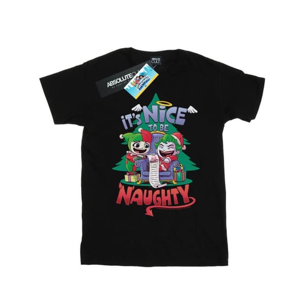 DC Comics Girls Super Friends It´s Nice To Be Naughty Cotton T-Shirt