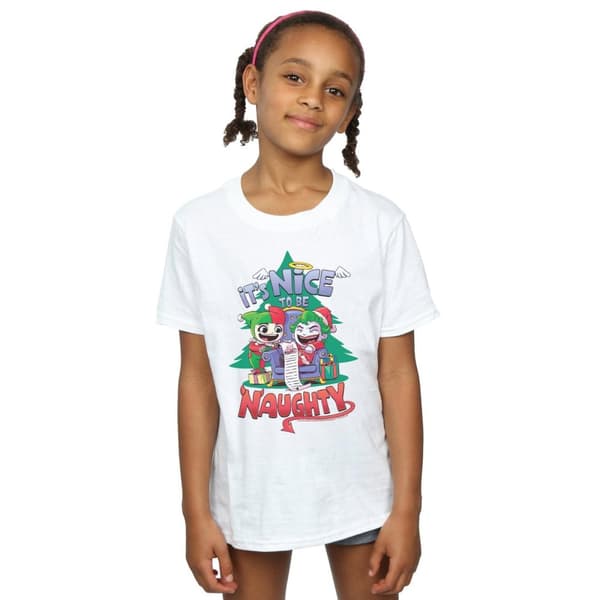 DC Comics Girls Super Friends It´s Nice To Be Naughty Cotton T-Shirt