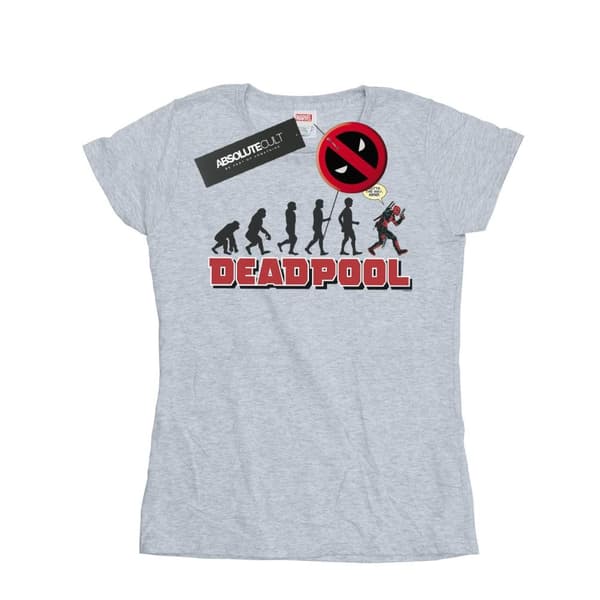 Marvel Womens/Ladies Deadpool Evolution Cotton T-Shirt