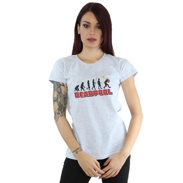 Marvel Womens/Ladies Deadpool Evolution Cotton T-Shirt