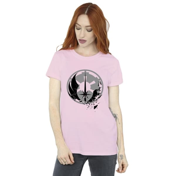 Star Wars Womens/Ladies Obi-Wan Kenobi Fractured Logos Cotton Boyfriend T-Shirt