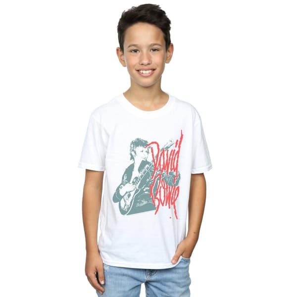 David Bowie Boys Mono Guitar T-Shirt