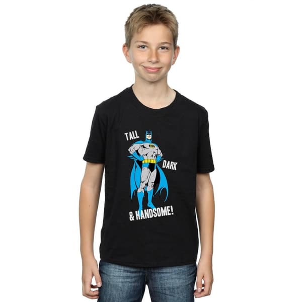 DC Comics Batman lång mörk t-shirt för pojkar