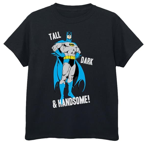 DC Comics Batman lång mörk t-shirt för pojkar