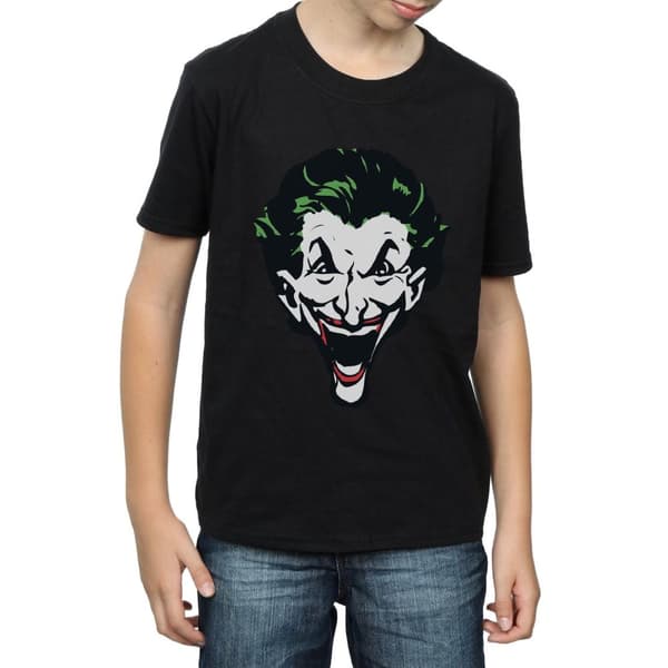 DC Comics Pojkar - The Joker T-shirt med stort ansikte