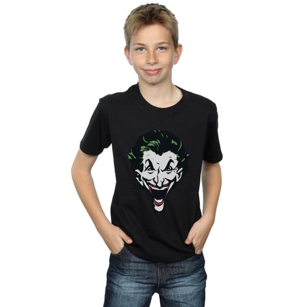 DC Comics Pojkar - The Joker T-shirt med stort ansikte