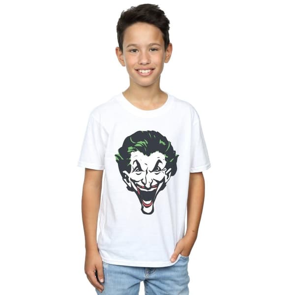 DC Comics Pojkar - The Joker T-shirt med stort ansikte