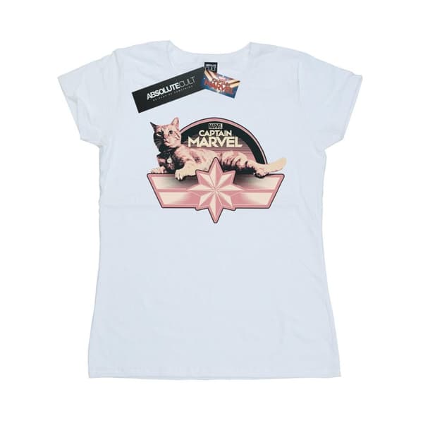 Marvel Womens/Ladies Captain Marvel Chillin Goose Cotton T-Shirt
