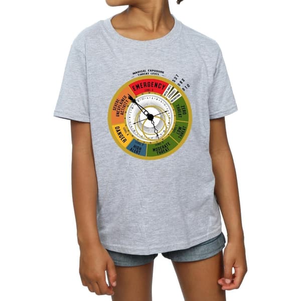 Fantastic Beasts Girls Threat Level Cotton T-Shirt