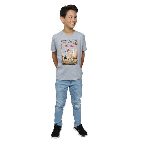 Disney Bambi Retro Poster T-shirt för pojkar