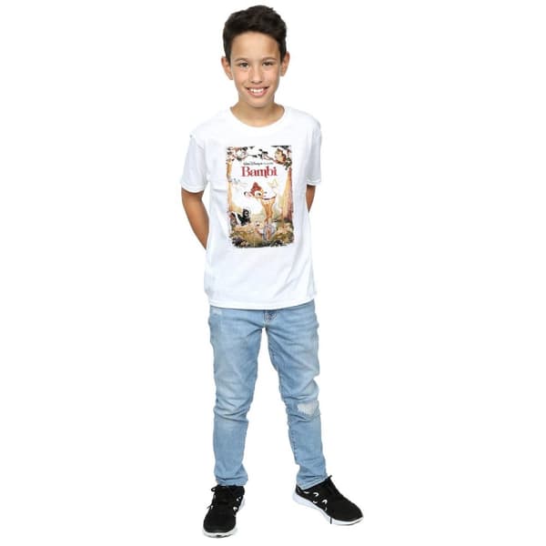 Disney Bambi Retro Poster T-shirt för pojkar