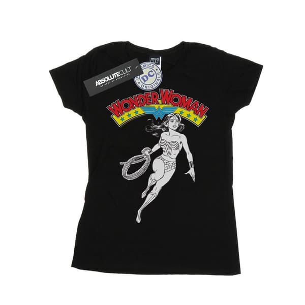 DC Comics Womens/Ladies Wonder Woman Lasso Cotton T-Shirt