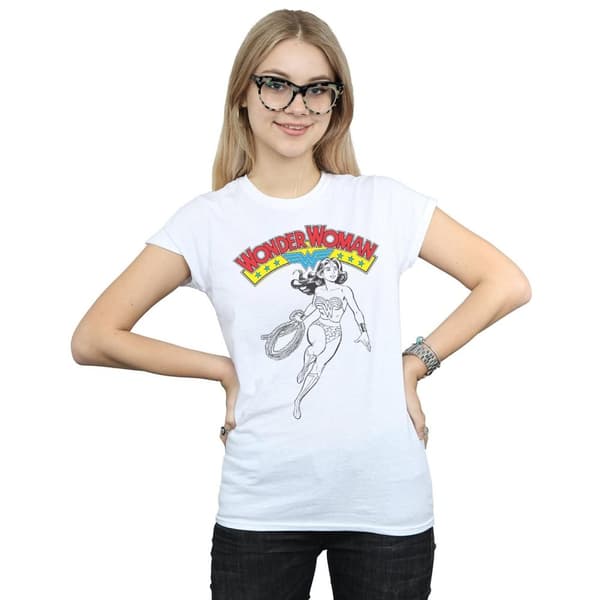 DC Comics Womens/Ladies Wonder Woman Lasso Cotton T-Shirt