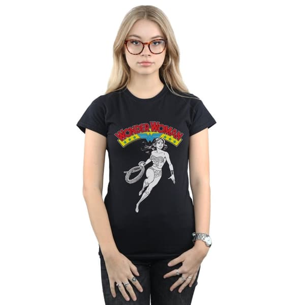 DC Comics Womens/Ladies Wonder Woman Lasso Cotton T-Shirt