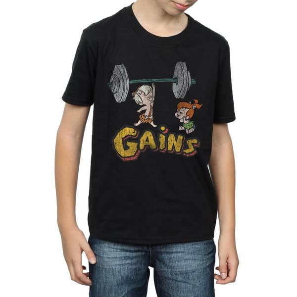 The Flintstones Pojkar - Bam Bam Gains - T-shirt med tryck