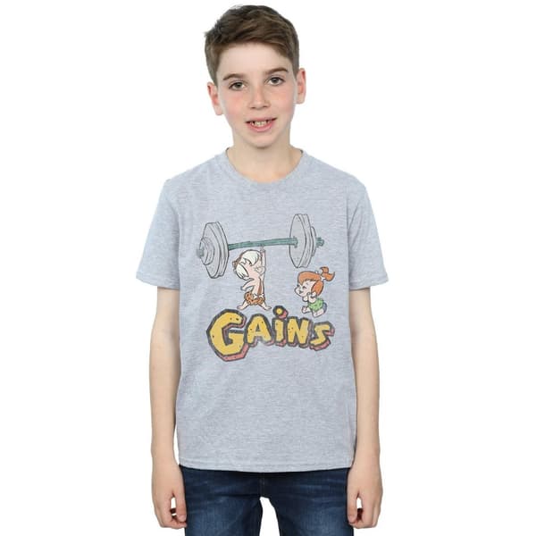 The Flintstones Pojkar - Bam Bam Gains - T-shirt med tryck