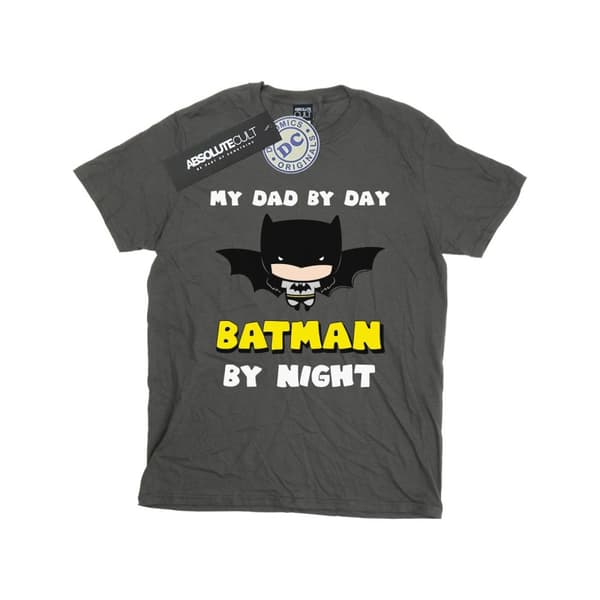 DC Comics Girls Batman Dad By Day Cotton T-Shirt