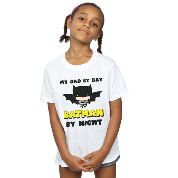 DC Comics Girls Batman Dad By Day Cotton T-Shirt