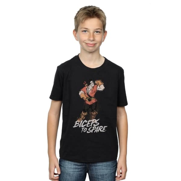 Disney Boys Beauty And The Beast Gaston Biceps To Spare T-Shirt