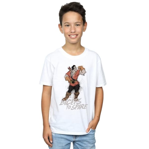 Disney Boys Beauty And The Beast Gaston Biceps To Spare T-Shirt