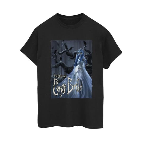 Corpse Bride Womens/Ladies Wedding Gown Poster Cotton Boyfriend T-Shirt
