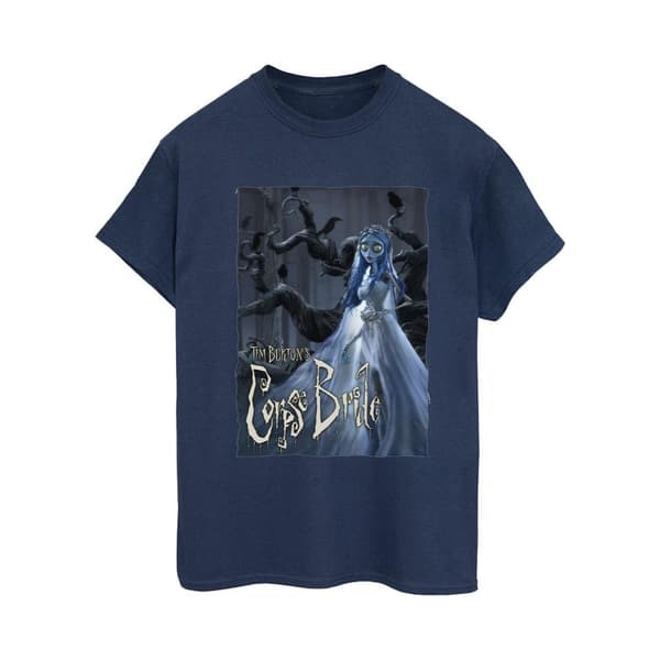 Corpse Bride Womens/Ladies Wedding Gown Poster Cotton Boyfriend T-Shirt