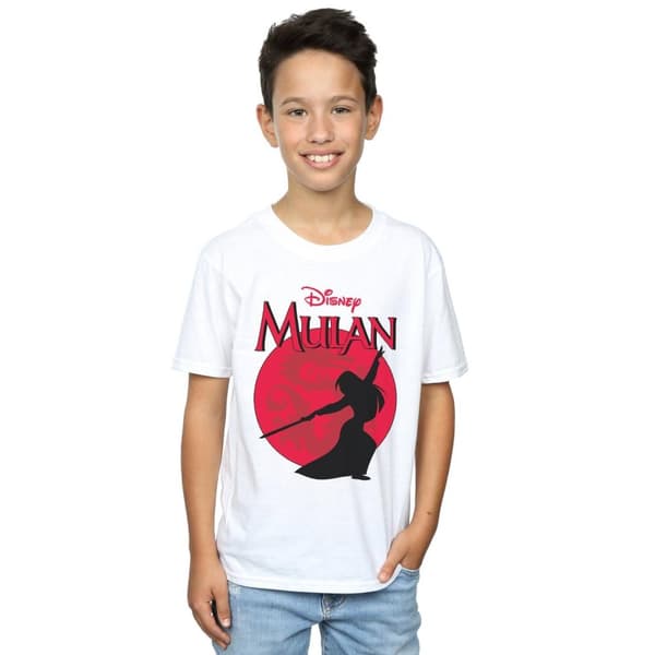 Disney Pojkar Mulan Dragon Silhouette T-shirt