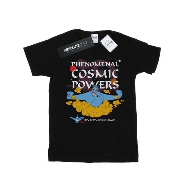Disney Boys Aladdin Genie Phenomenal Cosmic Powers T-Shirt Black 5-6 Years