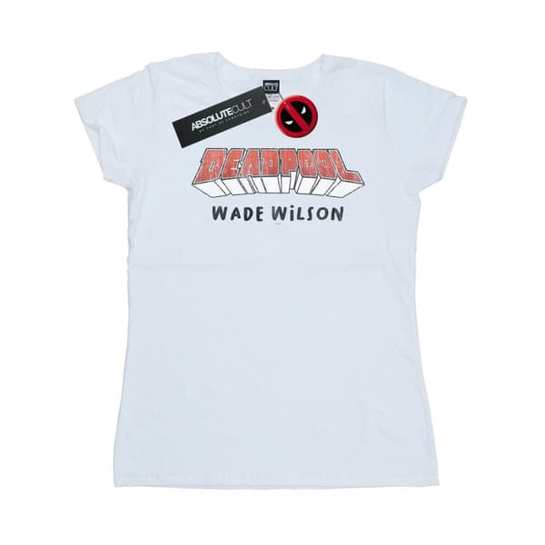 Marvel Womens/Ladies Deadpool AKA Wade Wilson Cotton T-Shirt