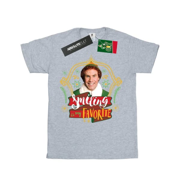 Elf T-shirt med leende kompis för pojkar