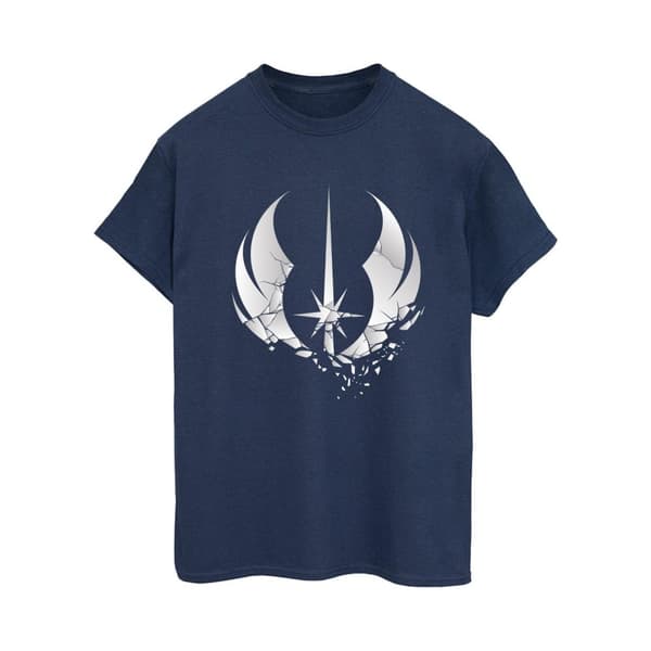 Star Wars Womens/Ladies Obi-Wan Kenobi Order Fractured Cotton Boyfriend T-Shirt
