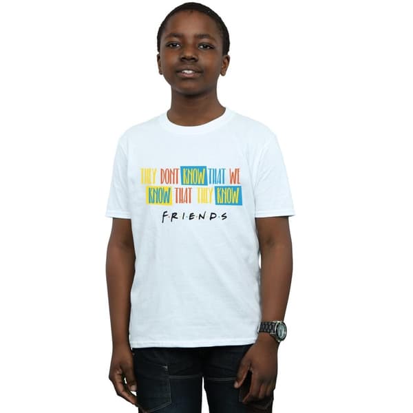 Friends Boys They Don´t Know Script T-Shirt
