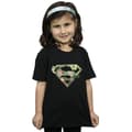 Miniatyrbild 2 av 3: DC Comics T-shirt i bomull med blommig sköld från Supergirl