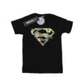 Miniatyrbild 1 av 3: DC Comics T-shirt i bomull med blommig sköld från Supergirl