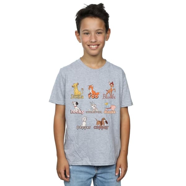 Disney T-shirt med djur från Little Friends för pojkar