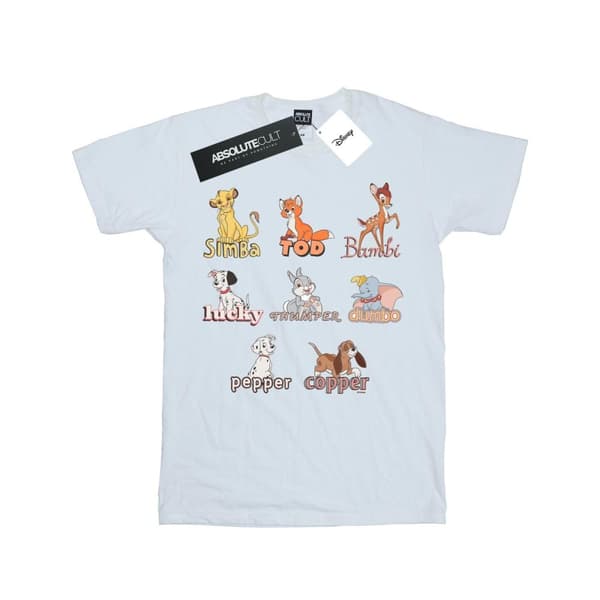 Disney T-shirt med djur från Little Friends för pojkar White 3-4 Years