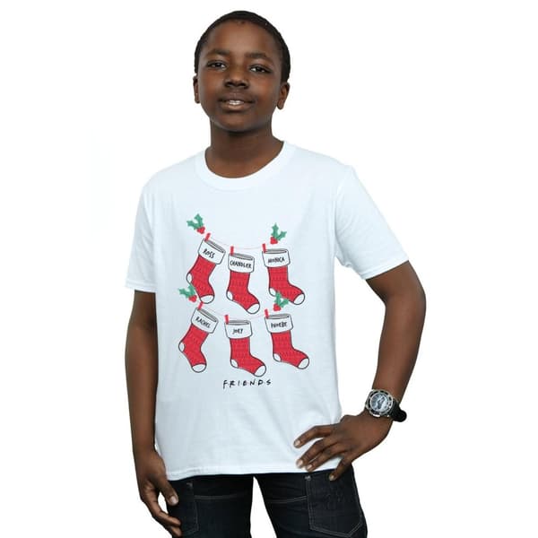 Friends Boys Christmas Stockings T-Shirt