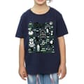 Miniatyrbild 3 av 5: Elf T-shirt i bomull med infografisk affisch för flickor