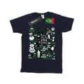 Miniatyrbild 1 av 5: Elf T-shirt i bomull med infografisk affisch för flickor