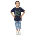 Miniatyrbild 4 av 5: Elf T-shirt i bomull med infografisk affisch för flickor