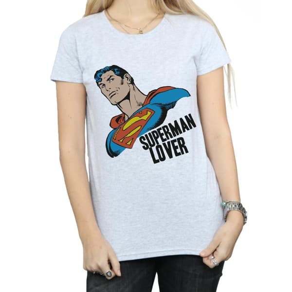 DC Comics Womens/Ladies Superman Lover Cotton T-Shirt