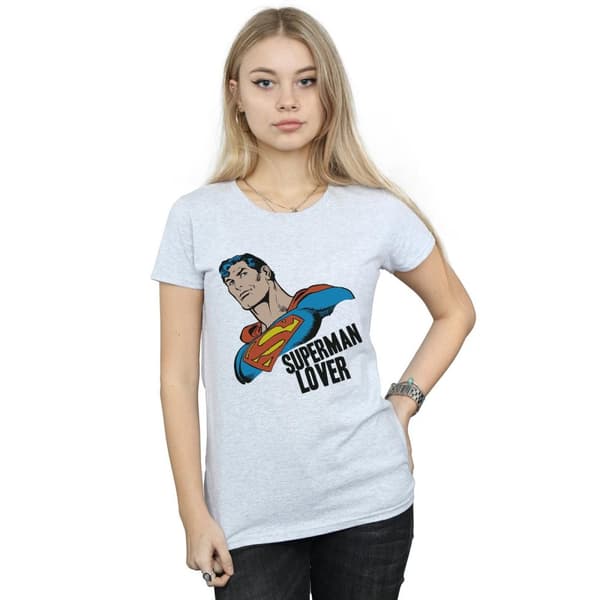 DC Comics Womens/Ladies Superman Lover Cotton T-Shirt