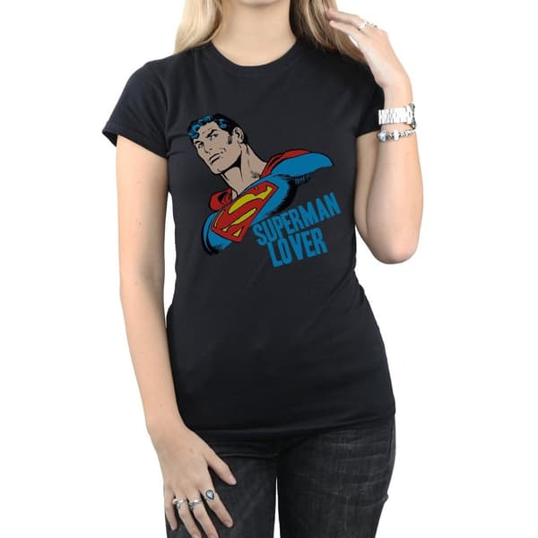 DC Comics Womens/Ladies Superman Lover Cotton T-Shirt
