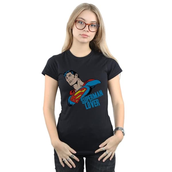 DC Comics Womens/Ladies Superman Lover Cotton T-Shirt