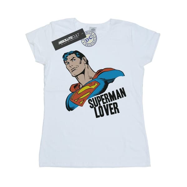 DC Comics Dam/Tjej Superman Lover Bomulls-T-shirt