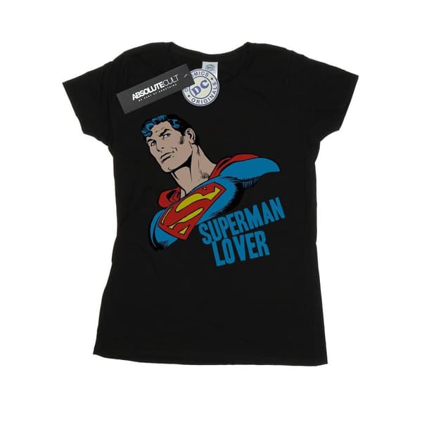 DC Comics Womens/Ladies Superman Lover Cotton T-Shirt